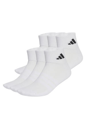 sportsokken - wit (set van 6)