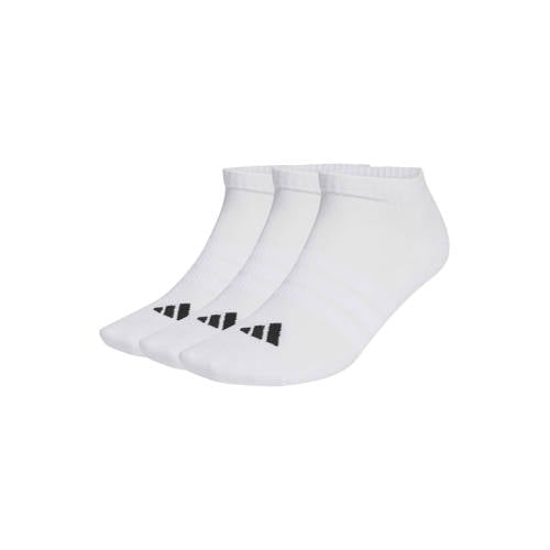 adidas Performance sportsokken Essentials low - set van 3 wit afbeelding