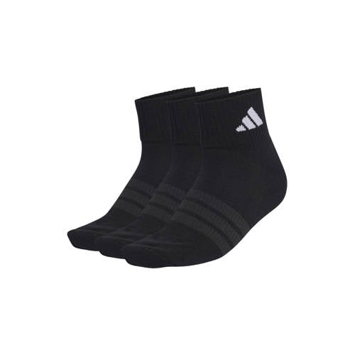 adidas Performance sportsokken Essential ankel - set van 3 zwart afbeelding