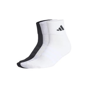 sportsokken Essential ankel - zwart/wit/grijs (set van 3)