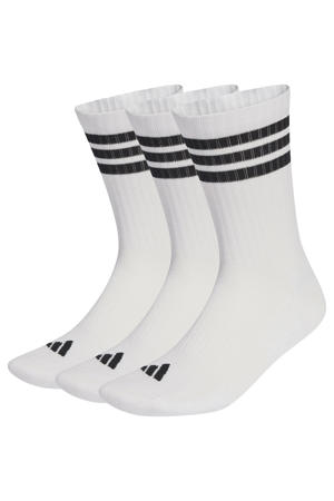 sportsokken Essential crew - wit (set van 3)
