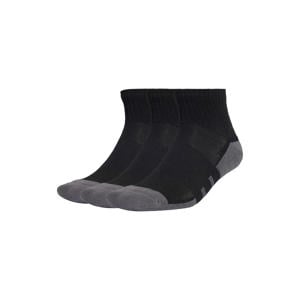 sportsokken Essentials Climacool QRT - zwart/grijs (set van 3)
