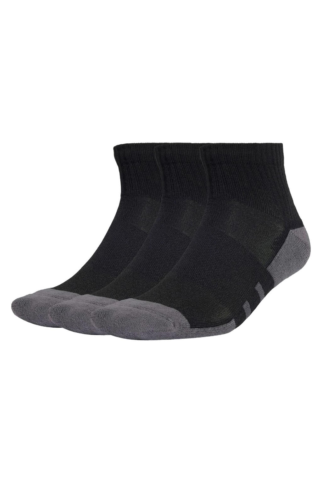 adidas Performance sportsokken Essentials Climacool QRT - zwart/grijs (set van 3)