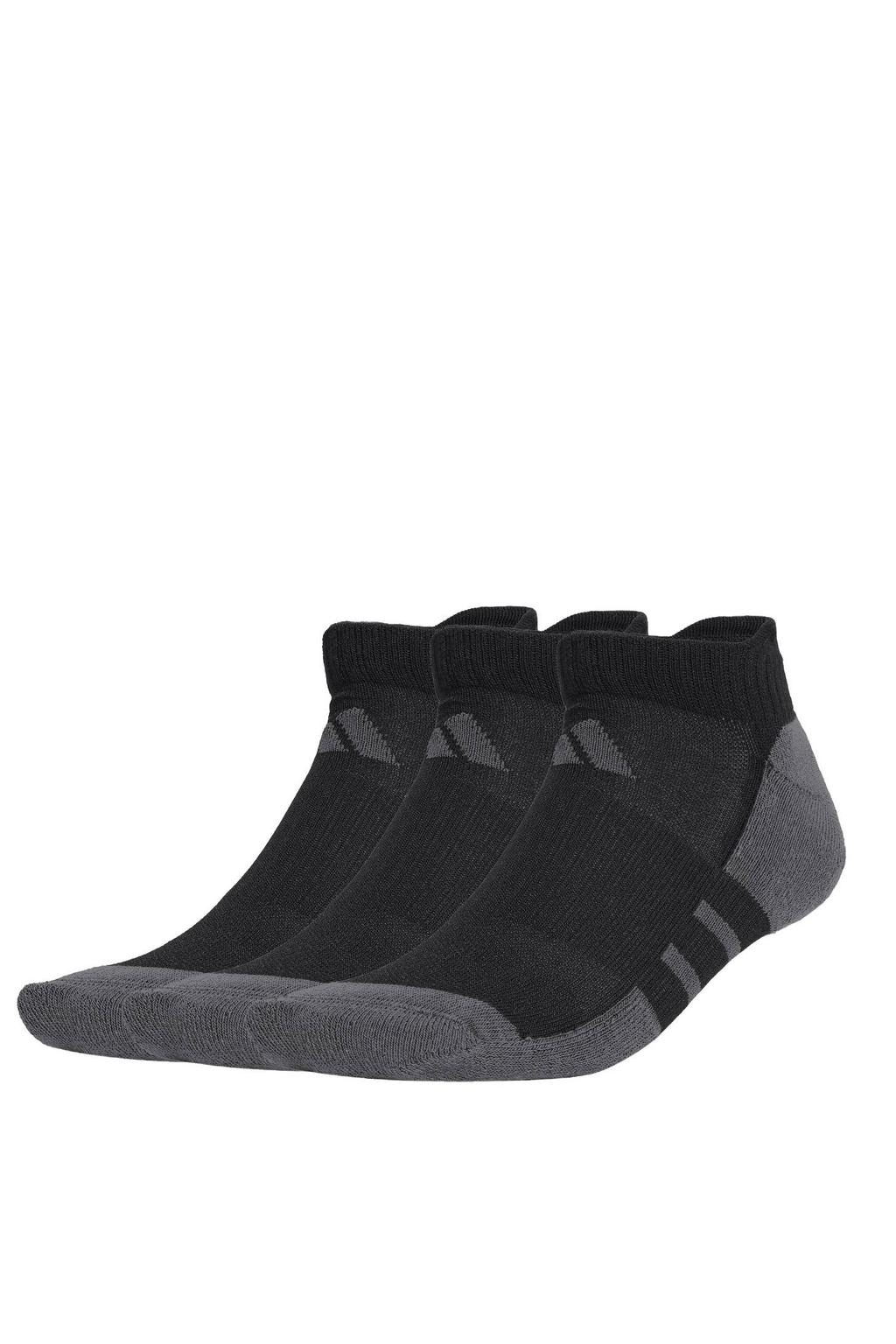 adidas Performance enkelsokken - zwart/grijs (set van 3)