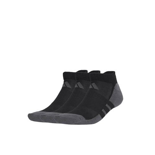 adidas Performance enkelsokken - set van 3 zwart/grijs afbeelding