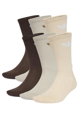 Trefoil Cushion sokken - bruin/beige/zand (set van 6)