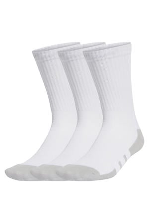 sportsokken - wit/grijs (set van 3)