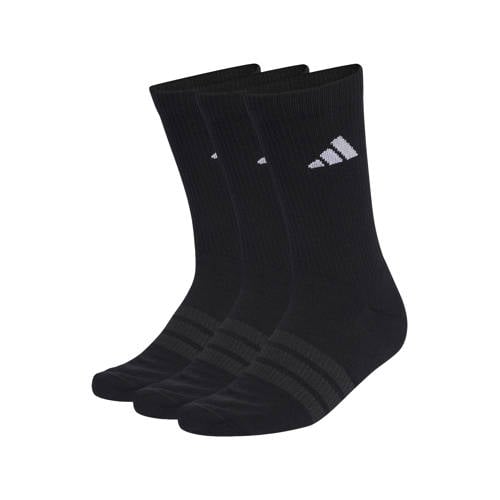 adidas Performance sportsokken Essential Crew - set van 3 zwart afbeelding