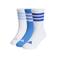 adidas Performance sportsokken - blauw/wit (set van 3)