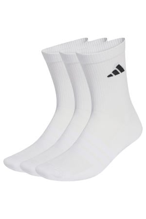 sportsokken Essential Crew - wit (set van 3)