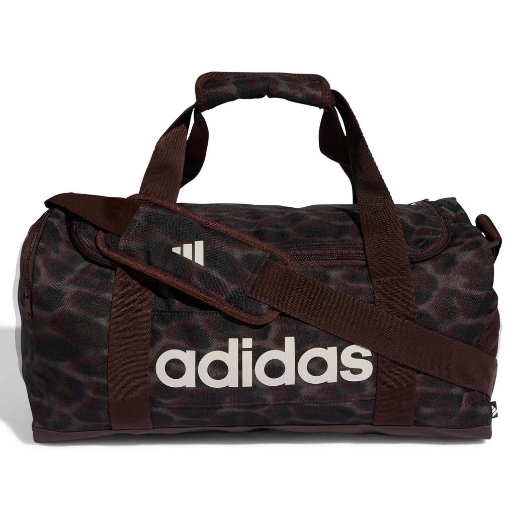 adidas Performance sporttas Linear Duffle S 24L bruin/zwart
