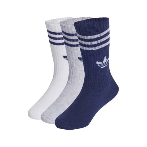 adidas Originals sokken - set van 6 wit/grijs/donkerblauw afbeelding