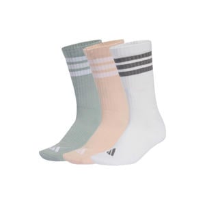 sportsokken Essential Crew - roze/grijs/wit (set van 3)