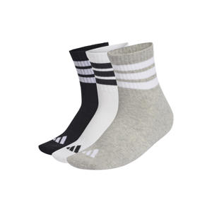sportsokken - zwart/wit/grijs (set van 3)