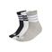 adidas Performance sportsokken - zwart/wit/grijs (set van 3)