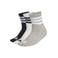 adidas Sportswear sportsokken - zwart/wit/grijs (set van 3)