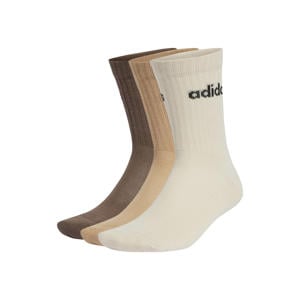 sportsokken - ecru/beige/bruin (set van 3)