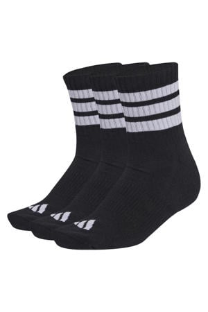 sportsokken - zwart (set van 3)