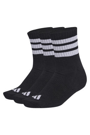 sportsokken - zwart (set van 3)