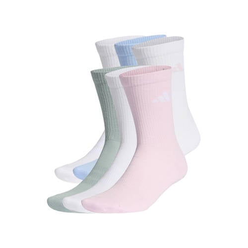 adidas Performance sportsokken - set van 6 multi pastel afbeelding