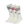 adidas Originals sokken Crew - ecru/rood/groen (set van 3)
