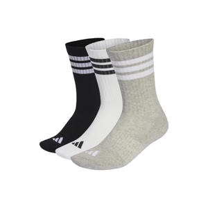 sportsokken Essential Crew - grijs/wit/zwart (set van 3)