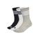 adidas Sportswear sportsokken Essential Crew - grijs/wit/zwart (set van 3)