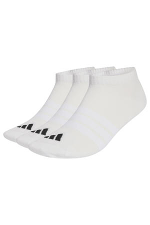 sportsokken Essential low - wit (set van 3)