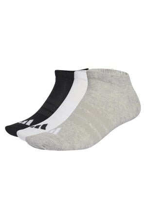 sportsokken Essential low - zwart/wit/beige (set van 3)