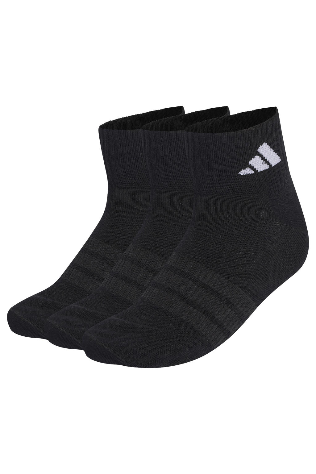 adidas Performance sportsokken Essentials ankel - zwart (set van 3)