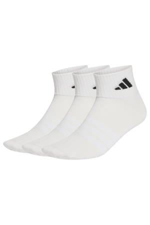 sportsokken Essentials ankel - wit (set van 3)