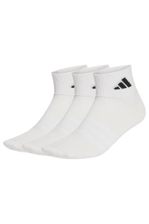 sportsokken Essentials ankel - wit (set van 3)