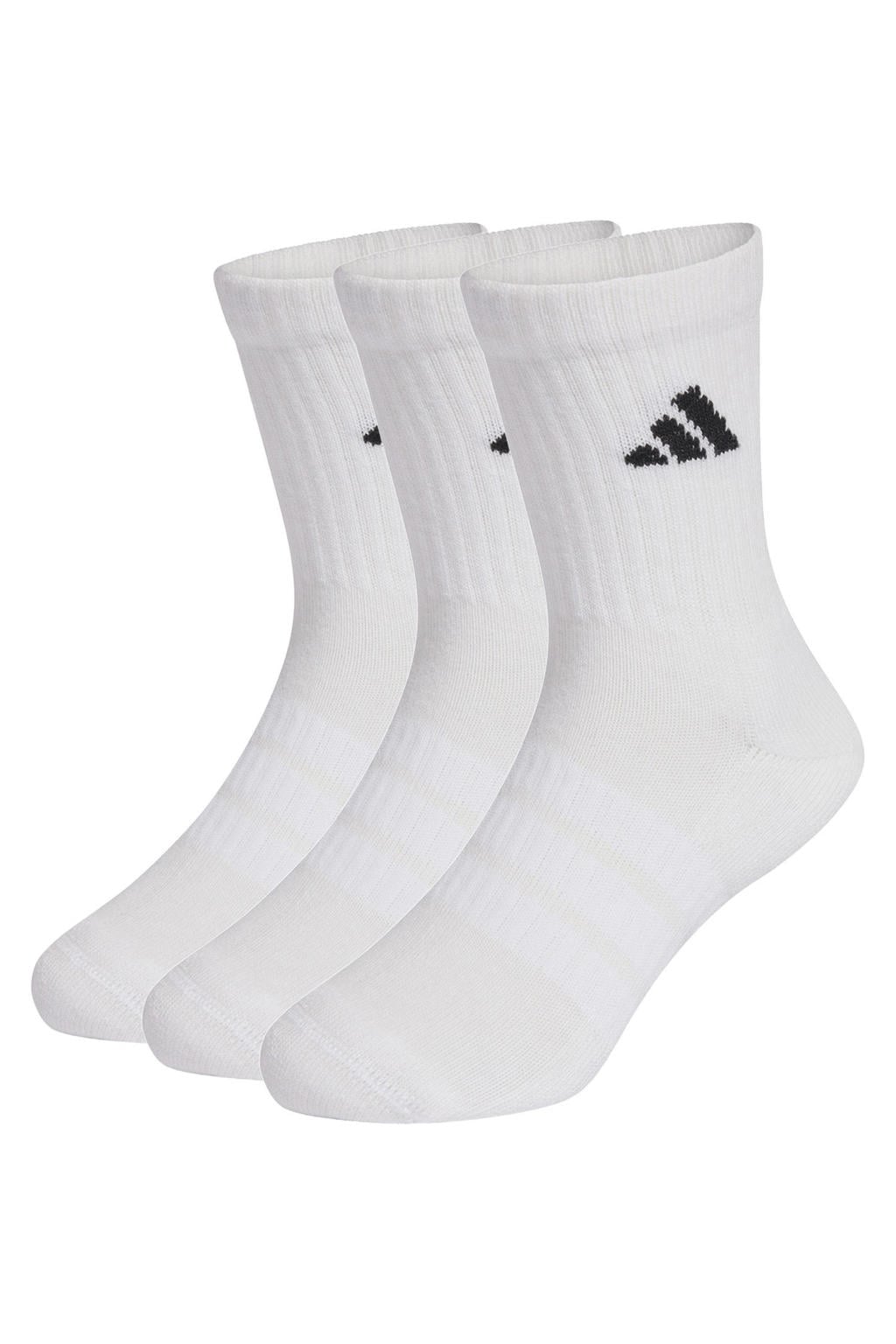 adidas Performance sportsokken Crew - wit/zwart (set van 3)