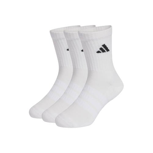 adidas Performance sportsokken Crew - set van 3 wit/zwart afbeelding