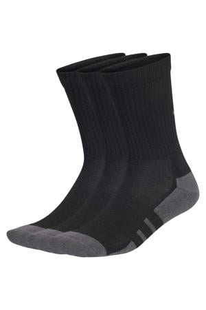 sportsokken - zwart/grijs (set van 3)