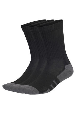 sportsokken - zwart/grijs (set van 3)