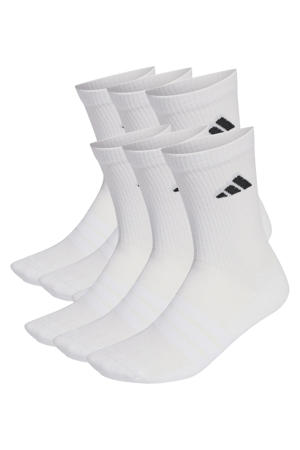 sportsokken - wit (set van 6)