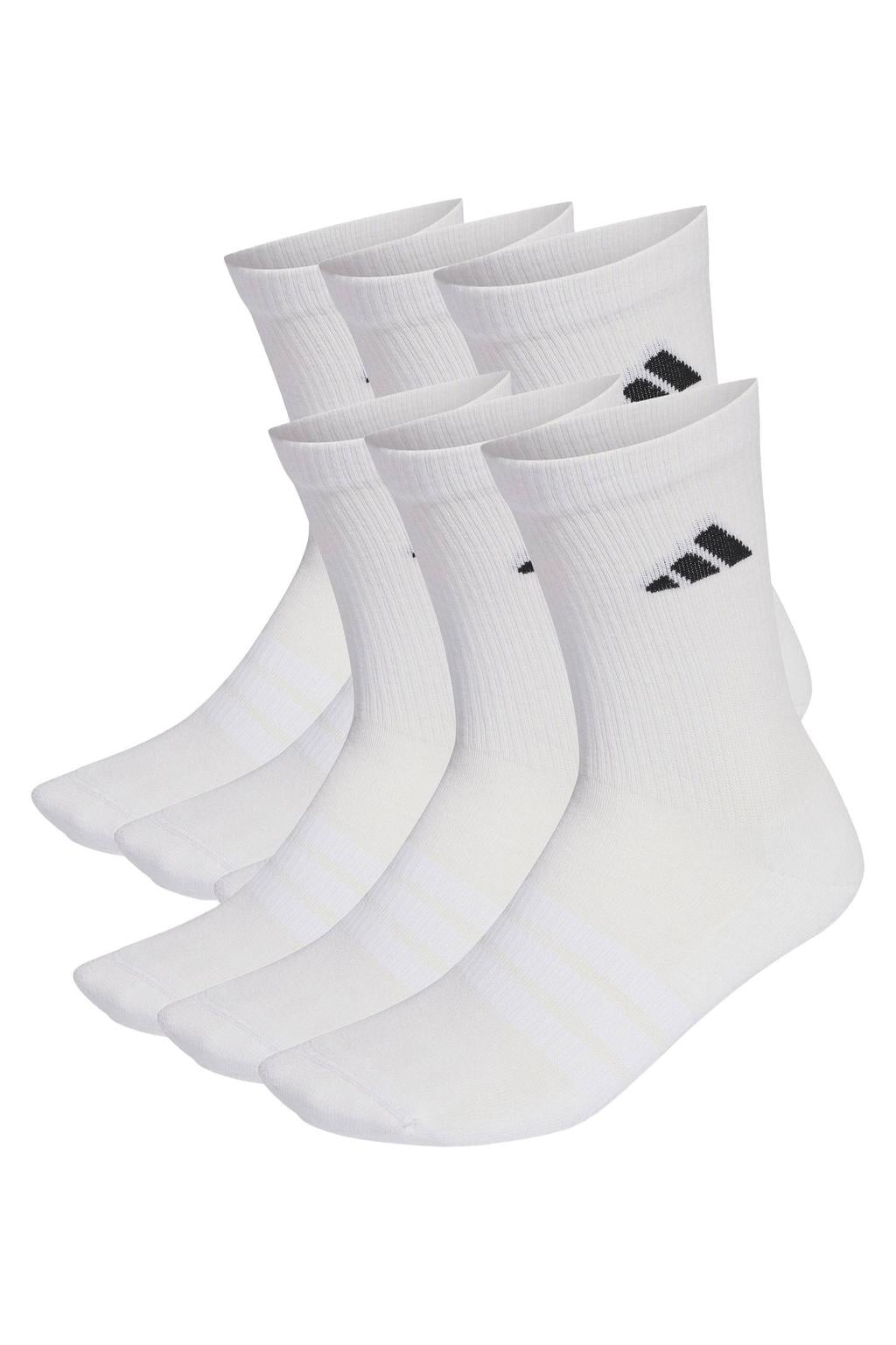 adidas Sportswear sportsokken - wit (set van 6)