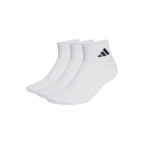 adidas Performance sportsokken Essential Ankle- set van 3 wit afbeelding