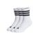 adidas Performance sportsokken 3-Stripes Crew wit/zwart