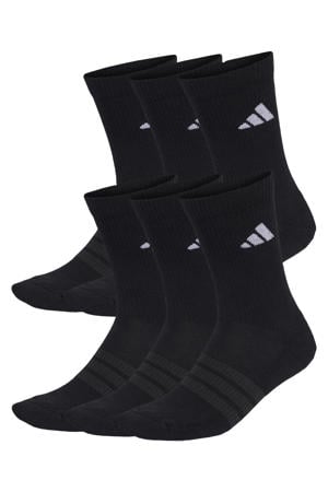 sportsokken - zwart (set van 6)