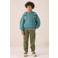 Sissy-Boy sweater met backprint blauw