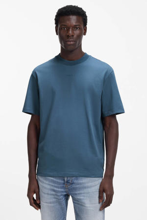 regular T-shirt blauw