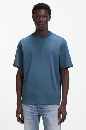 regular T-shirt blauw