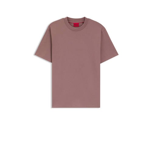HUGO relaxed T-shirt oudroze afbeelding