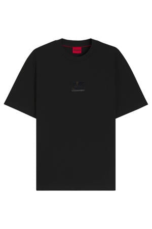 relaxed T-shirt zwart