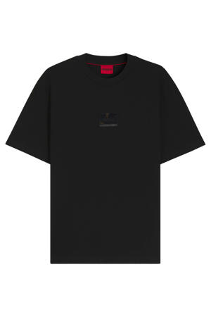 relaxed T-shirt zwart