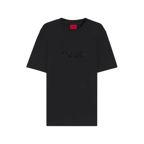 HUGO regular T-shirt zwart afbeelding