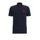 HUGO slim polo donkerblauw
