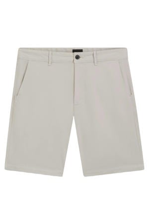 slim chino short grijs